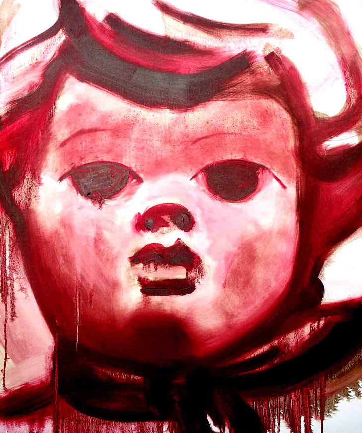 Tony Robson, Red Head, 2009, oil on canvas